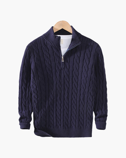 Montreux Cable Half-Zip Sweater