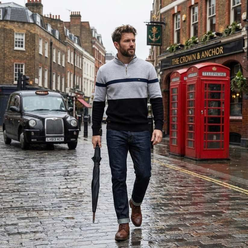 Nordic Heritage Zip Sweater