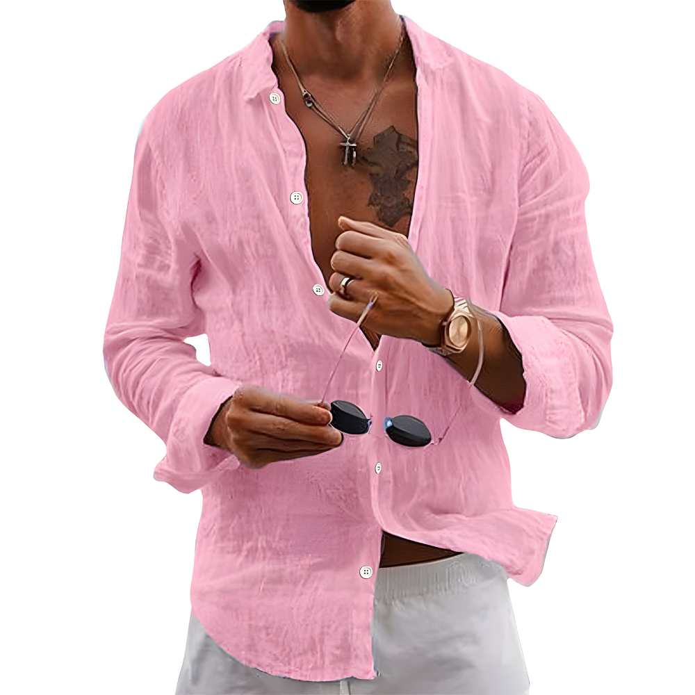 BreezyFit Linen Cotton Summer Shirt