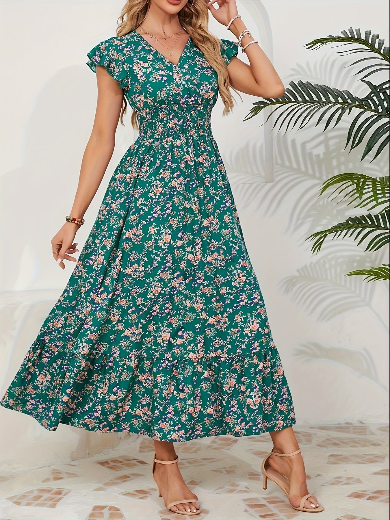FloraVibe Summer Maxi Dress