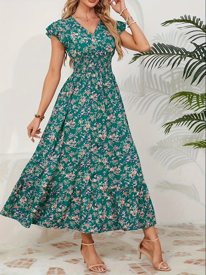 FloraVibe Summer Maxi Dress