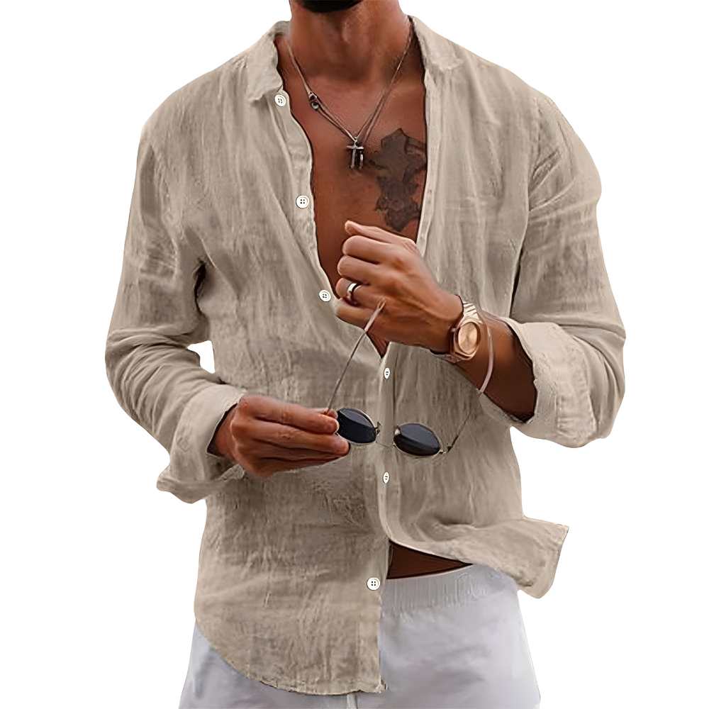 BreezyFit Linen Cotton Summer Shirt