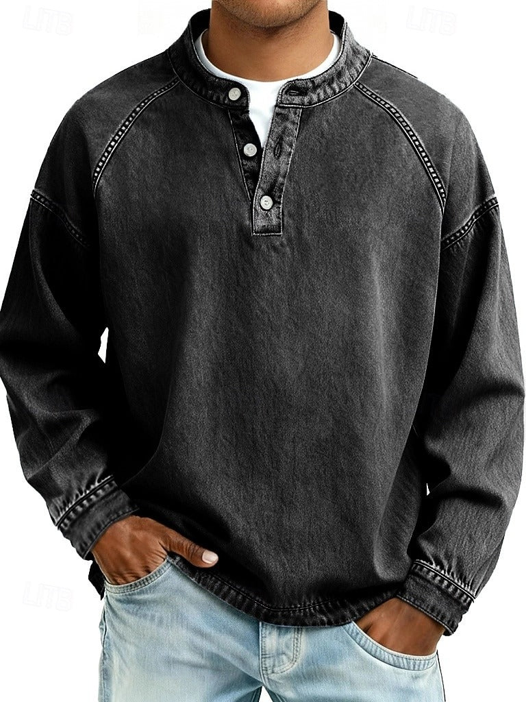 The Hudson Denim Henley