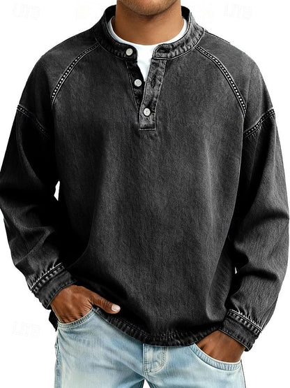 The Hudson Denim Henley