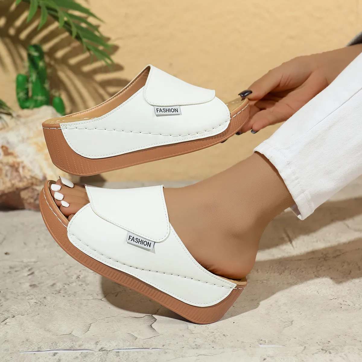 WaveWalk™ Roman Beach Slippers