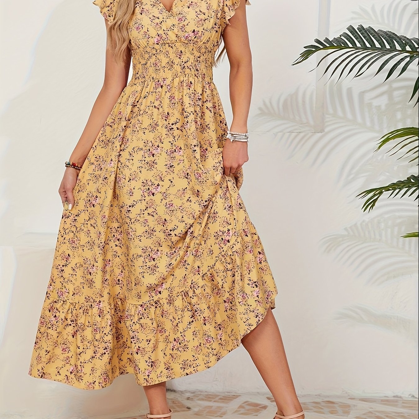 FloraVibe Summer Maxi Dress