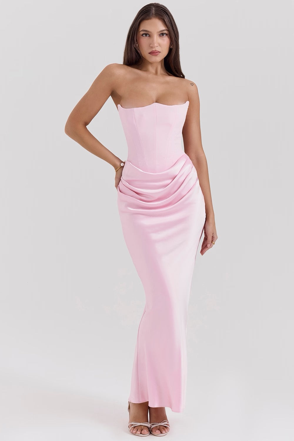 Marie | Strapless Maxi Dress