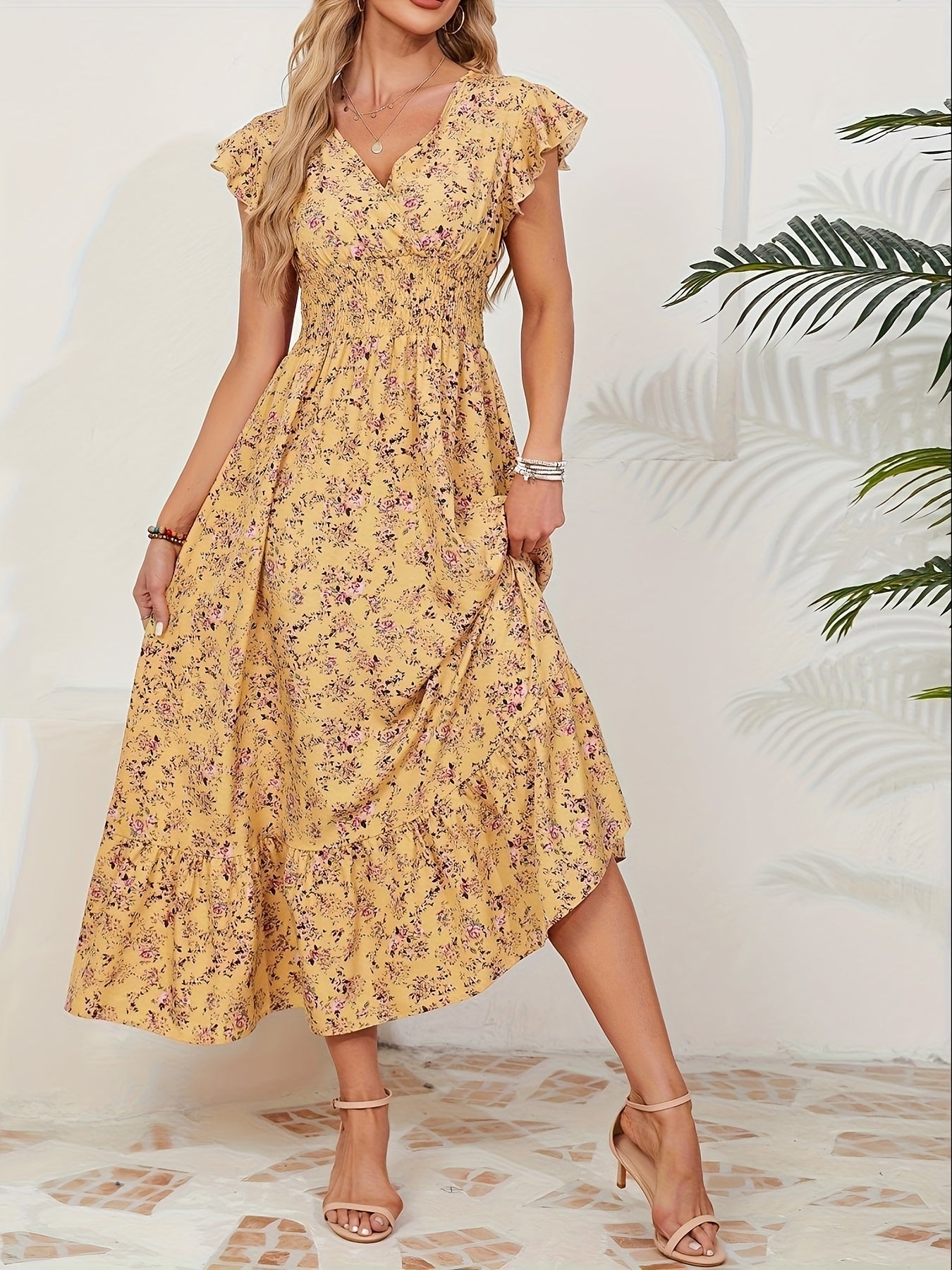 FloraVibe Summer Maxi Dress