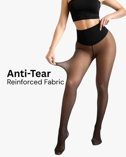 Translucent Fleece Lined Tights