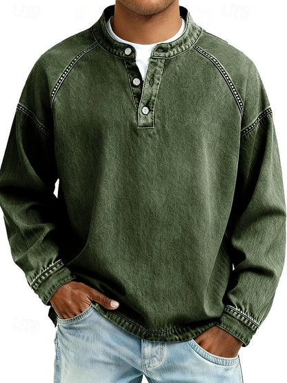 The Hudson Denim Henley