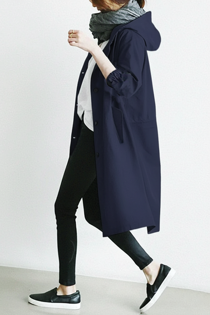 Anna - Hooded Trench Coat