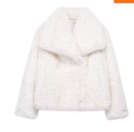 FrostGlam Faux Fur Coat