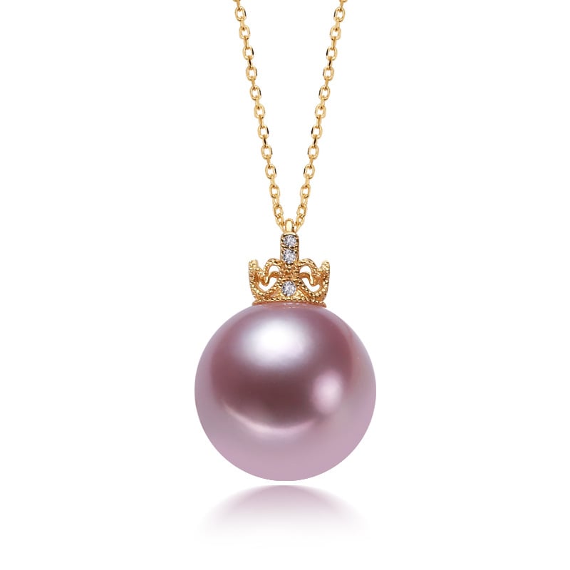 Royal Pearl Crown Necklace