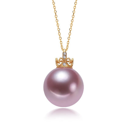 Royal Pearl Crown Necklace