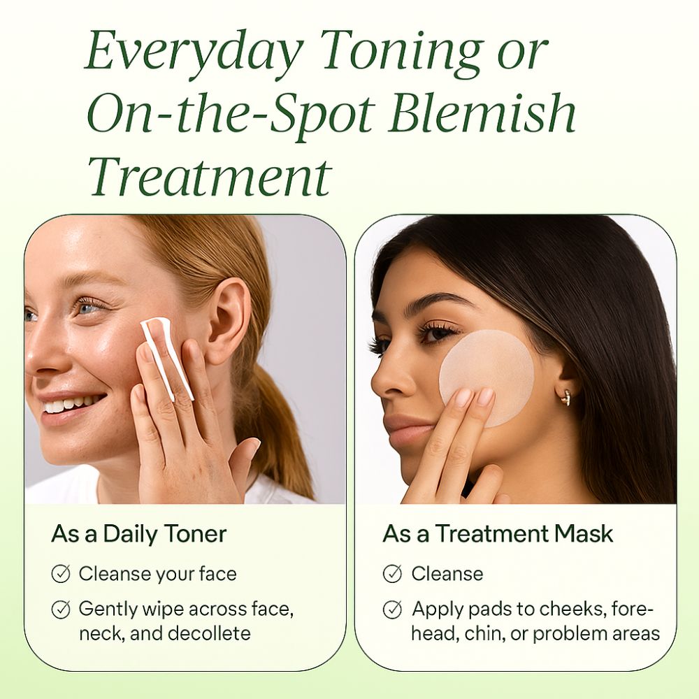 Glow-Boosting Korean Toner Pads