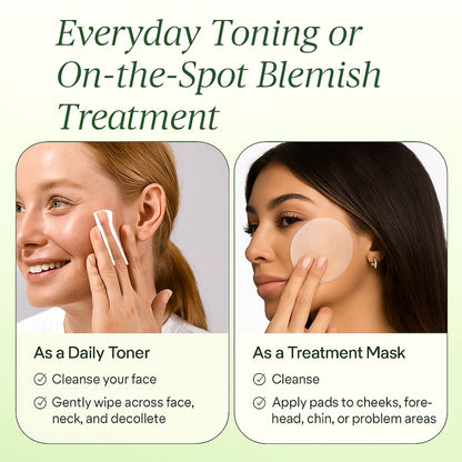 Glow-Boosting Korean Toner Pads