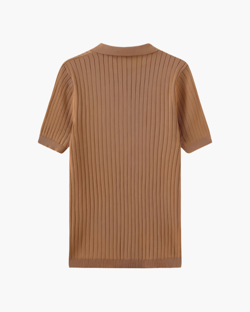 Korrazo Knitted Polo Shirt