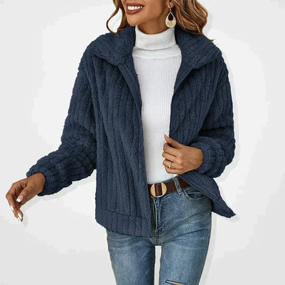 Stephanie Luxurious Plush Fleece Jacket