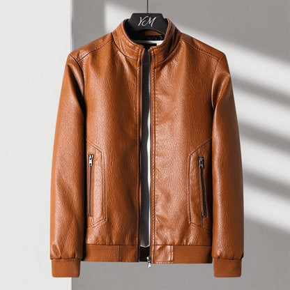 Matteo Verdi Ultraluxury Leather Jacket