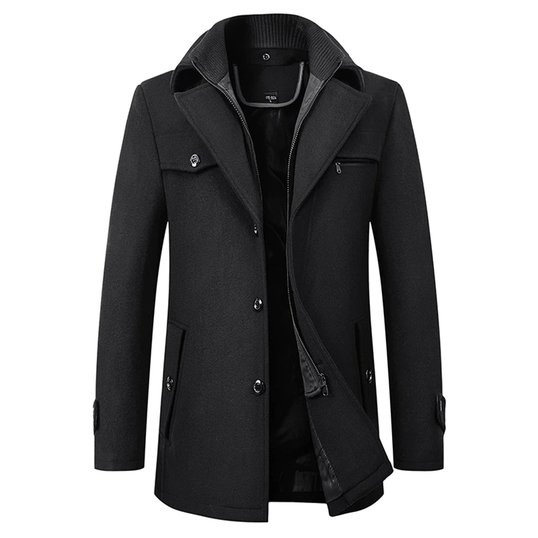 Brutus Wool Blend Overcoat
