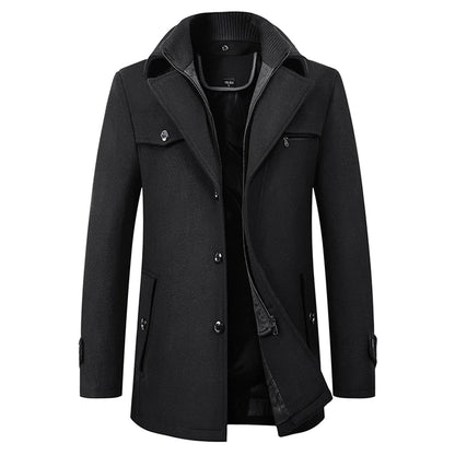 Brutus Wool Blend Overcoat