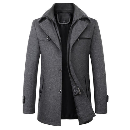 Brutus Wool Blend Overcoat