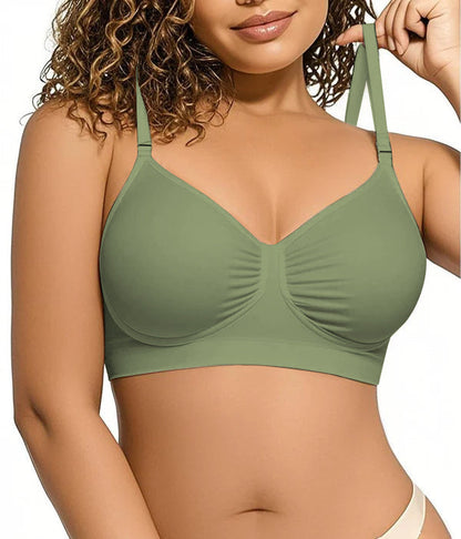 Women's Full Coverage Non-Padded Wireless Sculpt Bra