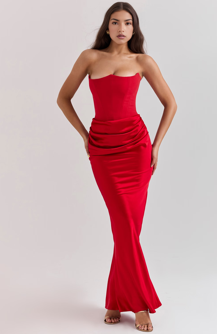 Marie | Strapless Maxi Dress
