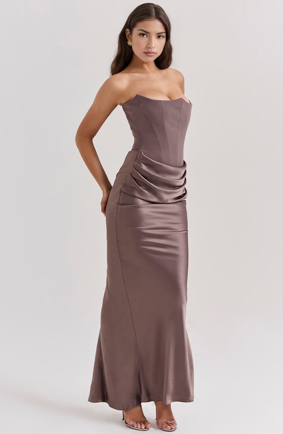 Marie | Strapless Maxi Dress