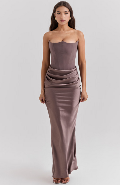Marie | Strapless Maxi Dress