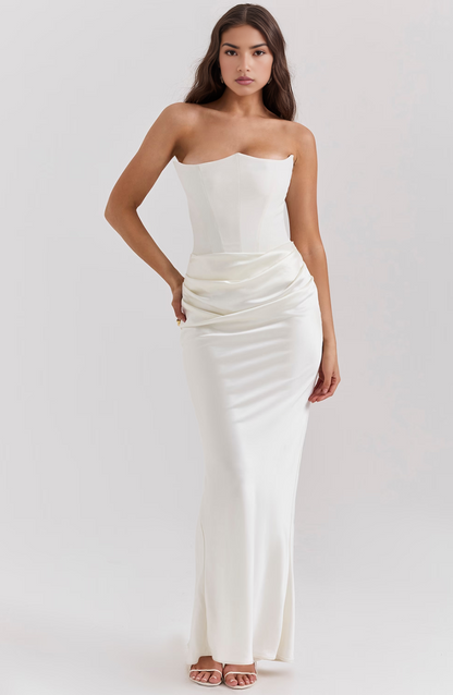 Marie | Strapless Maxi Dress