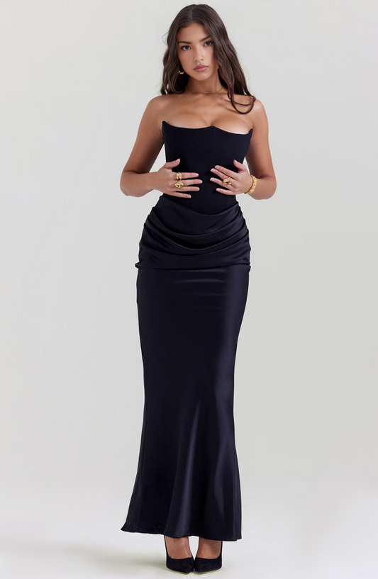 Marie | Strapless Maxi Dress
