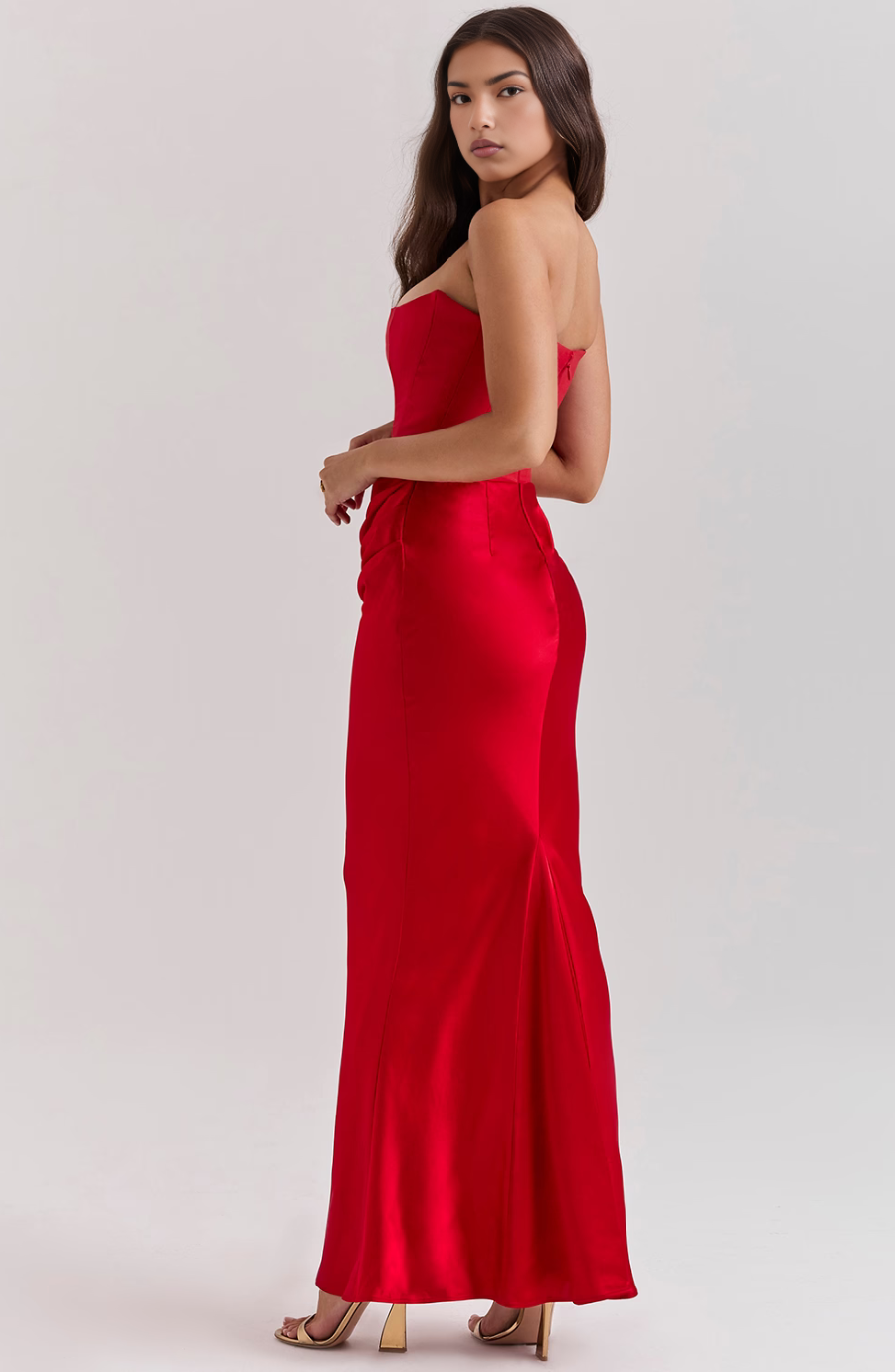 Marie | Strapless Maxi Dress