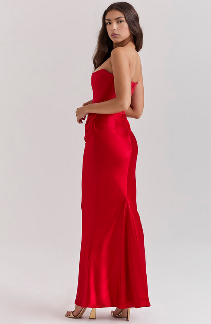 Marie | Strapless Maxi Dress