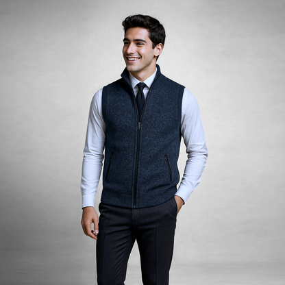 Valenberg Full-Zip Knit Vest