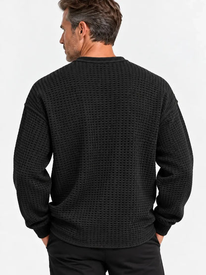 The Verona Waffle Henley