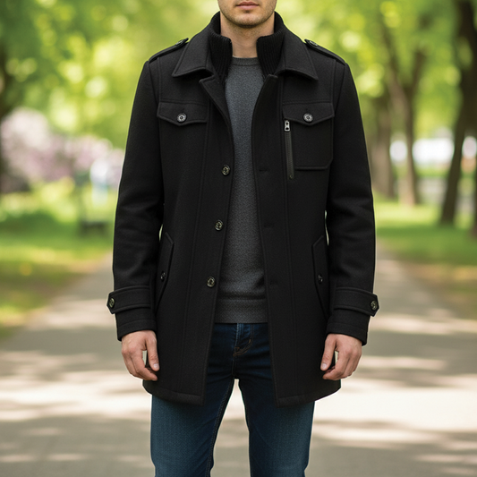 Maverick Wool Blend Coat