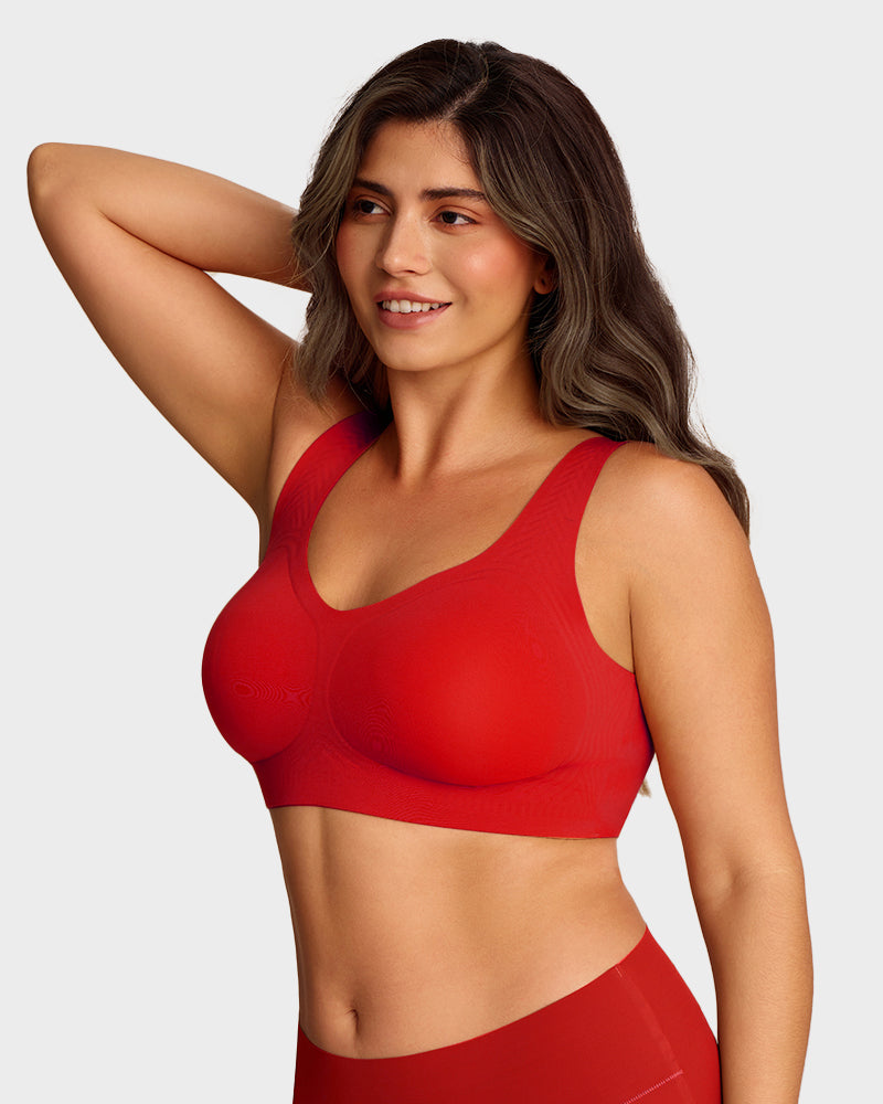 Lifting Wire-Free Antibacterial Jelly Bra