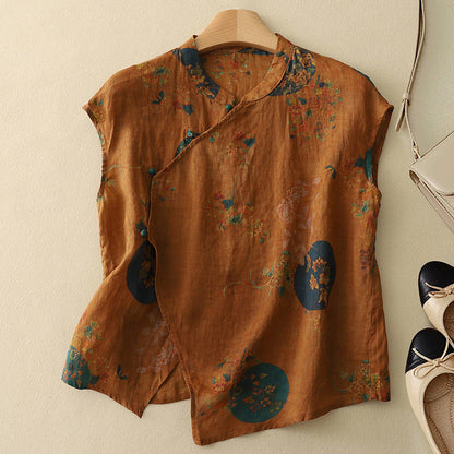 Velura Linen Top