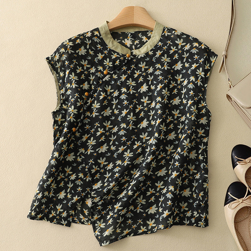Velura Linen Top