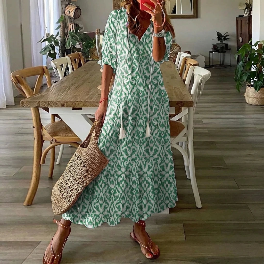 Luna Effortless Boho Dress with Flattering Fit