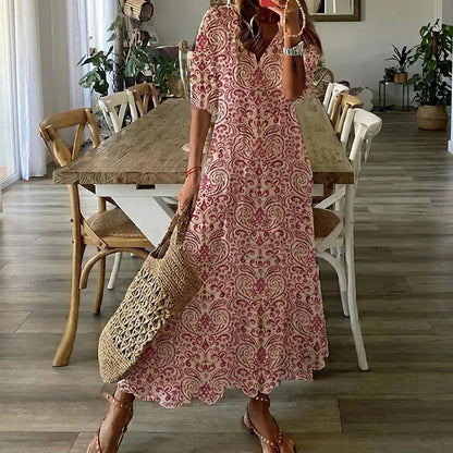 Luna Effortless Boho Dress with Flattering Fit