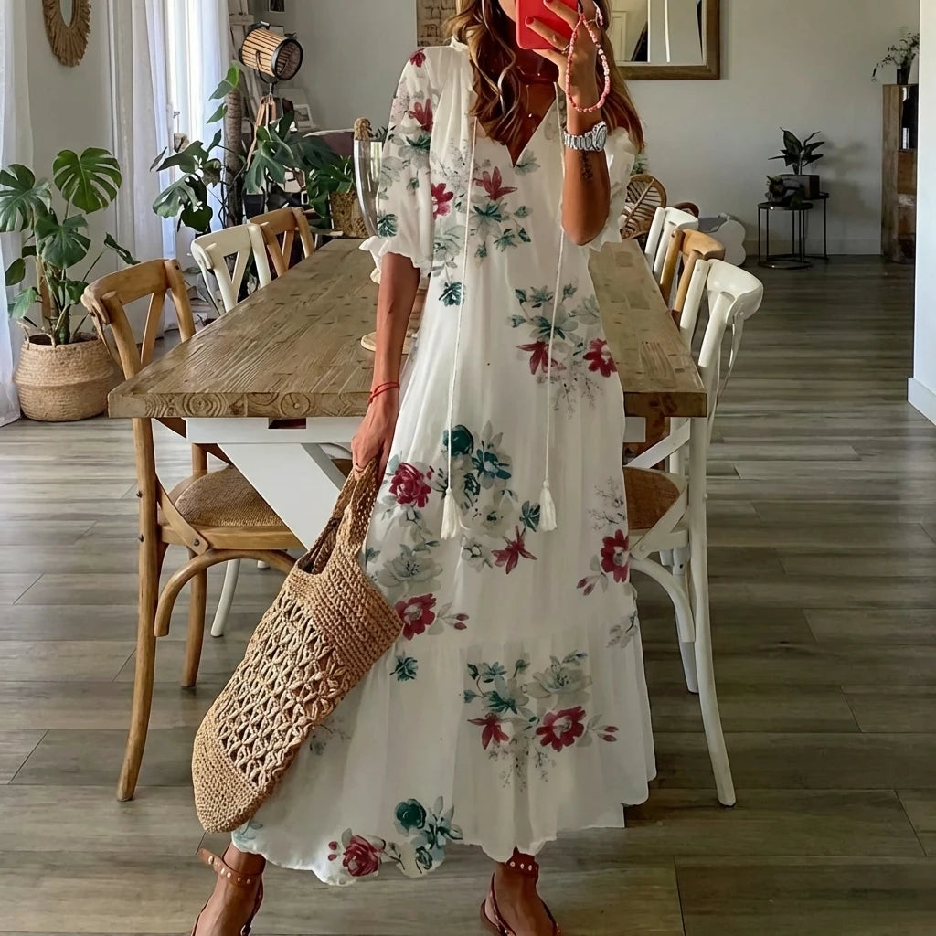 Luna Effortless Boho Dress with Flattering Fit