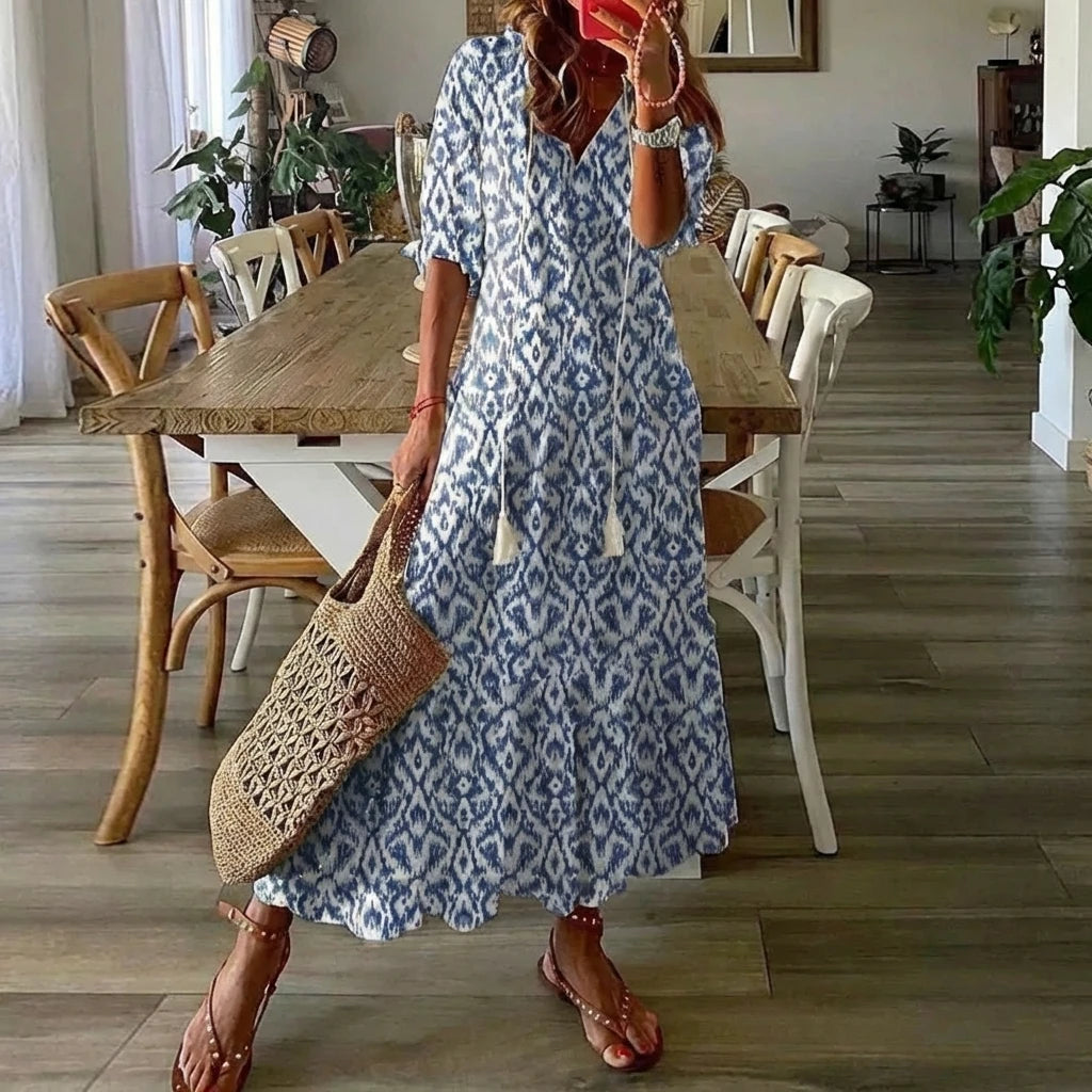 Luna Effortless Boho Dress with Flattering Fit