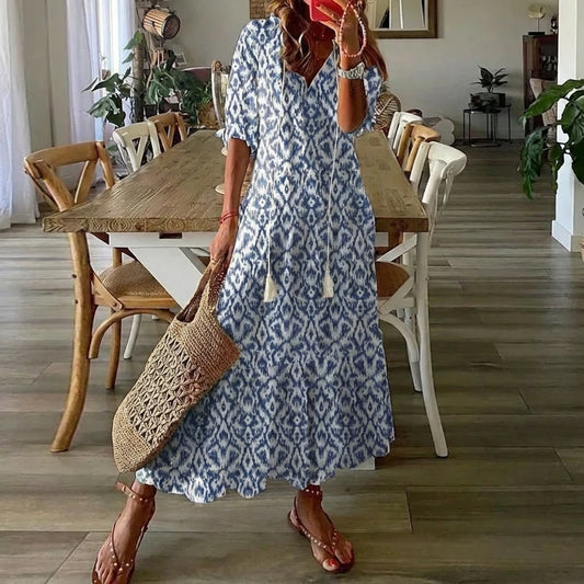 Luna Effortless Boho Dress with Flattering Fit