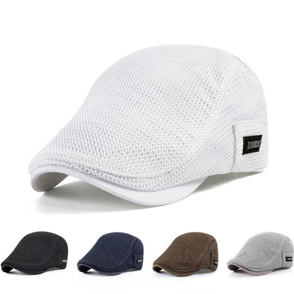 The Kensington Mesh Flat Cap