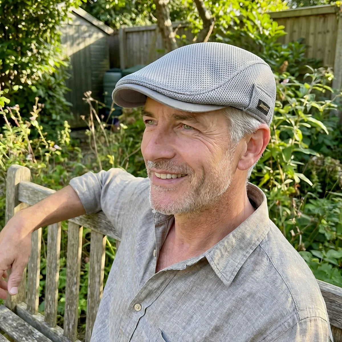 The Kensington Mesh Flat Cap
