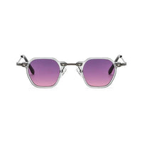 Transparent with Purple Lenses
