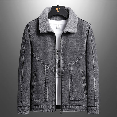 Olavo Denim Sherpa Jacket