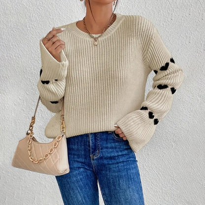 Jade Women's Relaxed Fit Crewneck Sweater